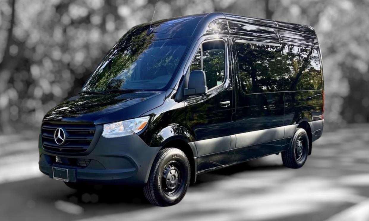 2025 Mercedes-Benz Sprinter for private Napa and Sonoma wine tours